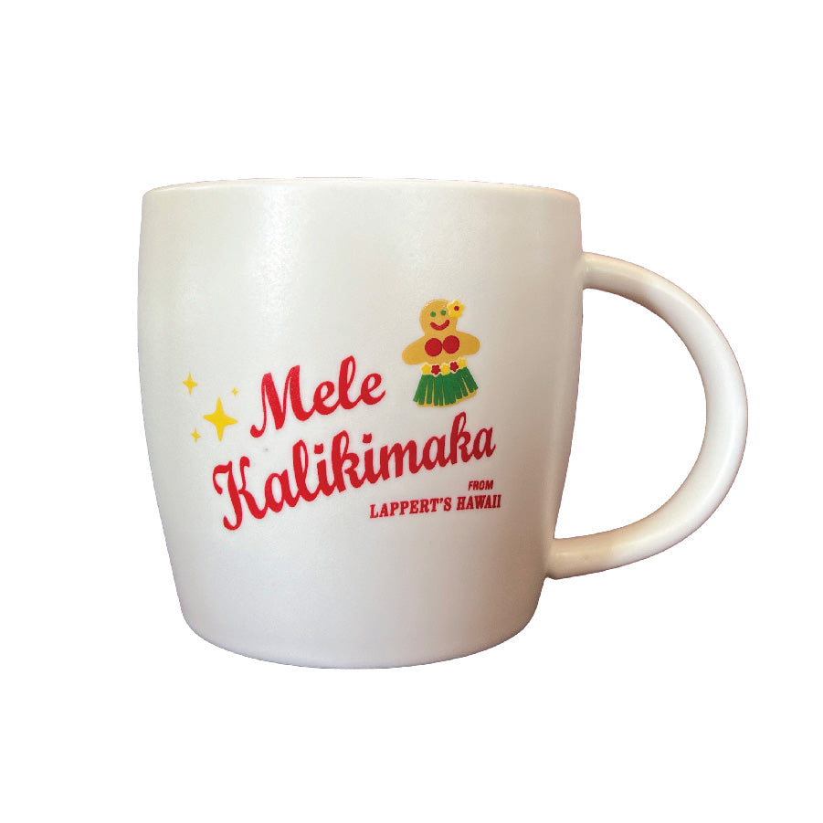 14oz “Mele Kalikimaka” white Maile Mug